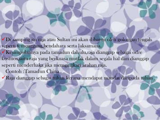 Ciri Ciri Universal Tamadun Kini Dan Perbandingan Tamadun Dahulu