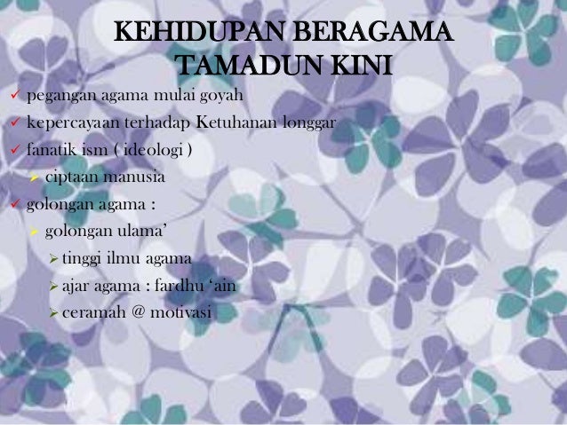 Ciri -ciri universal tamadun kini dan perbandingan tamadun 