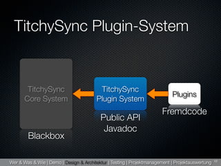 Titchysync Presentation