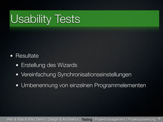 Titchysync Presentation