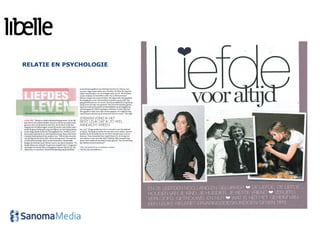 RELATIE EN PSYCHOLOGIE
 