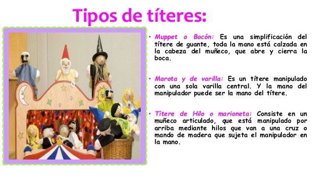 Resultado de imagen para TITERES DEFINICION