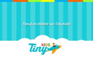 Titeuf en illimité sur Tiny Kids!
 