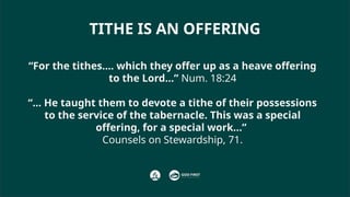 Welsh Tithe Note tithe—a-biblical-foundation. Notes.pptx.pptx