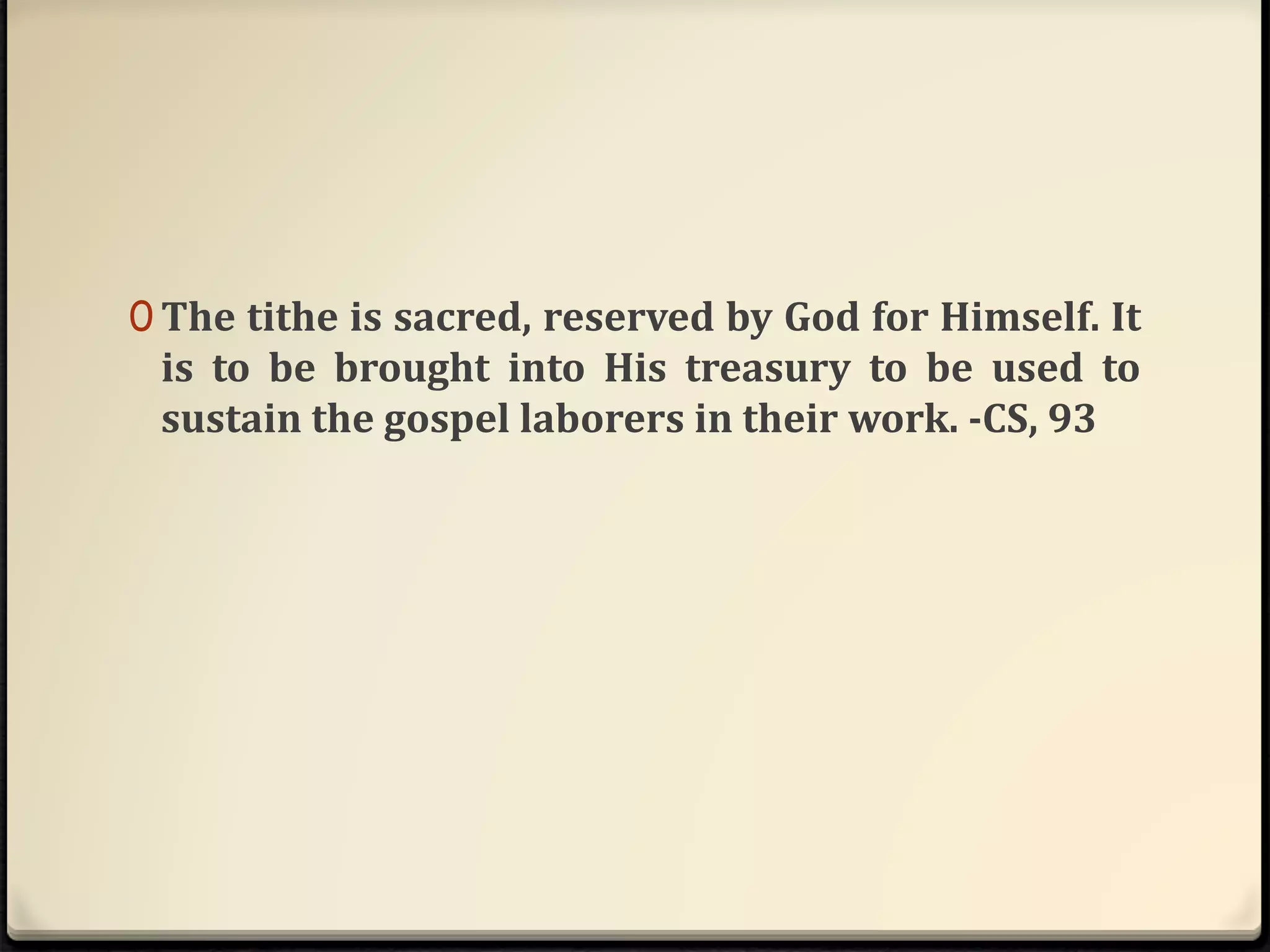 Tithes and offerings | PPTX