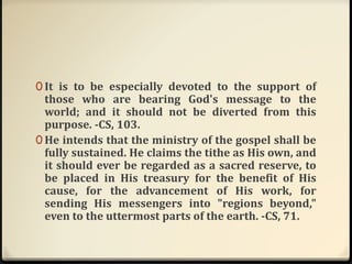 Tithes and offerings | PPTX