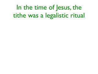 Tithing