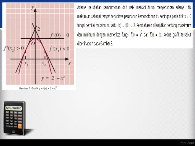 Titik stasioner suatu fungsi dan jenis jenis ekstrim