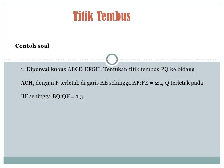 Titik Tembus