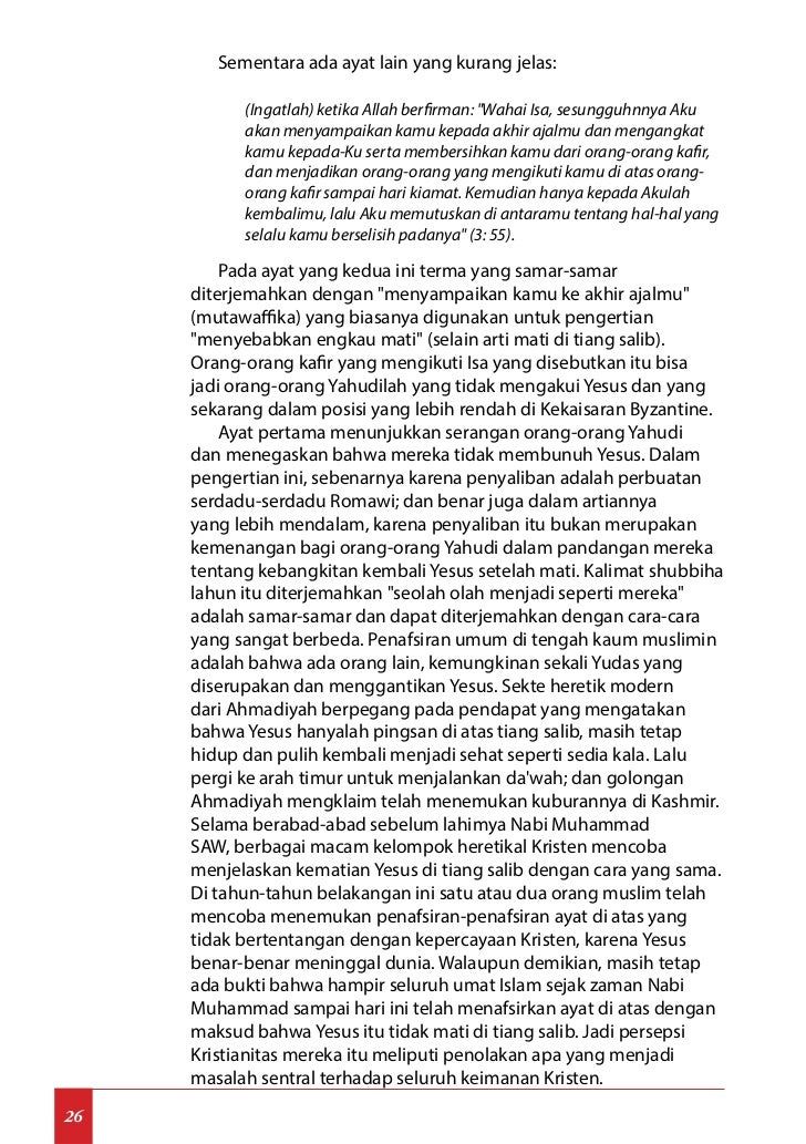 Titik temu islam kristen