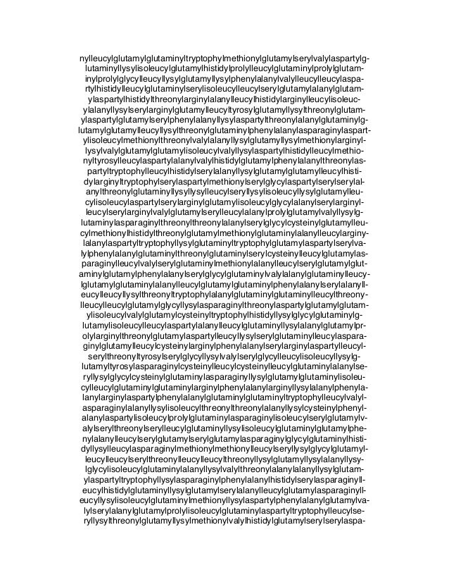 Full IUPAC Name for the Protein Titin