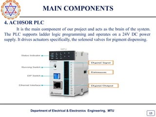 Automated Color Mixing System Using PLC for Industrial Efficiency | PPTX