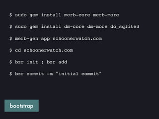Your own (little) gem: building an online business with Ruby