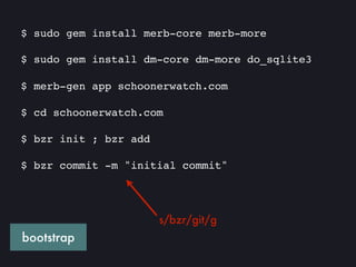 Your own (little) gem: building an online business with Ruby