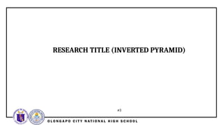 Title Defense in Research I Template for Junior High | PPTX