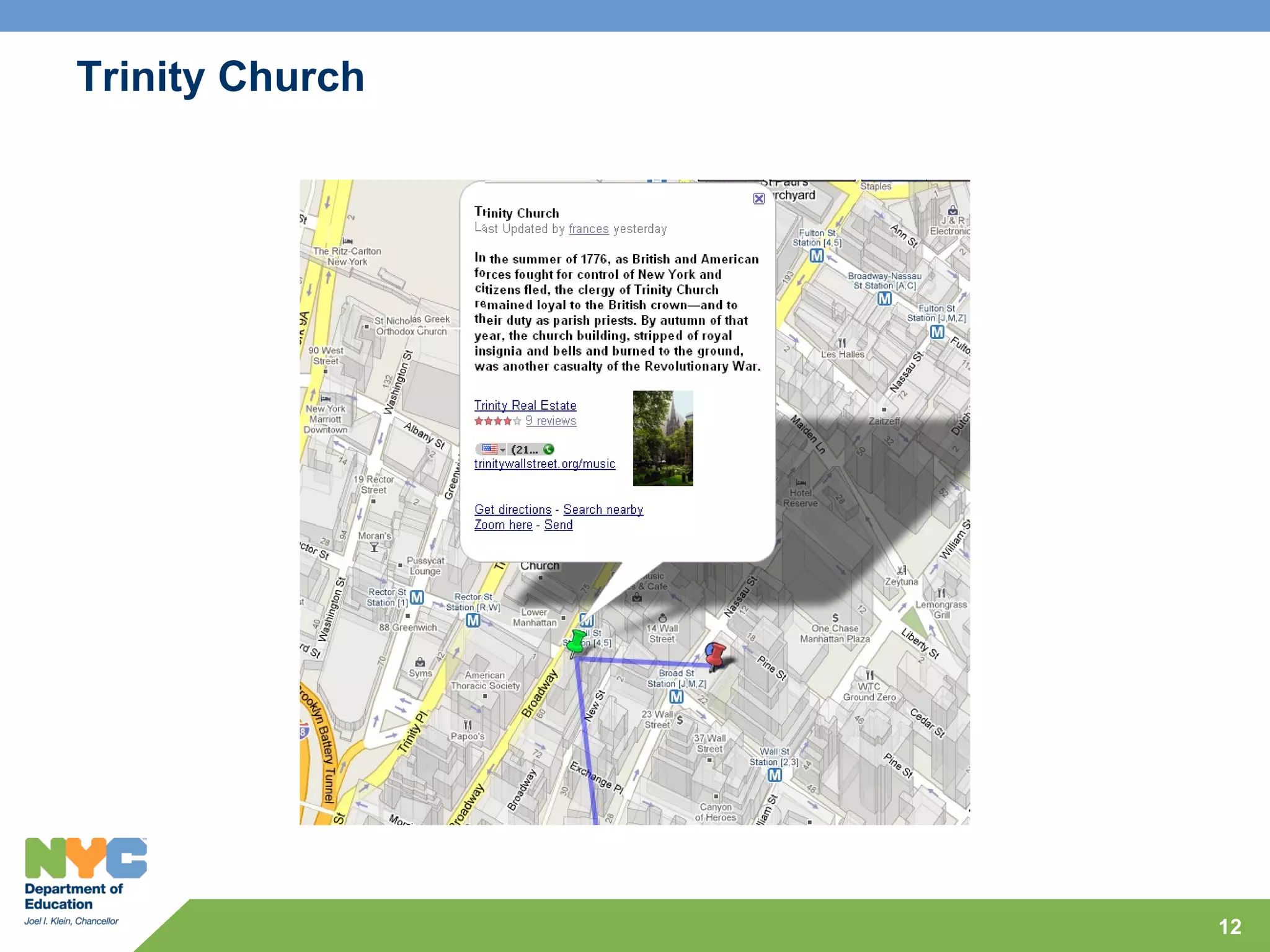 Trinity Church




                 12
 