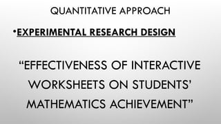 TITLE EXAMPLES OF RESEARCH APPROACH AND DESIGN.pptx