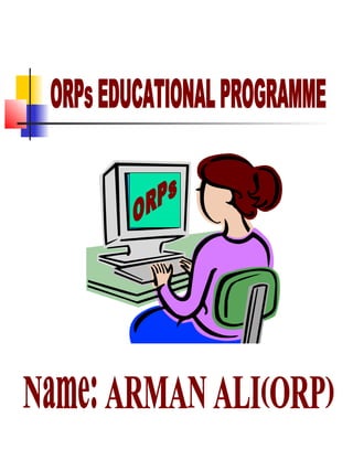 Title for or ps educational programme