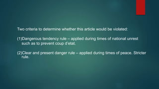 Title ii crimes against fundamental laws of the state | PPTX