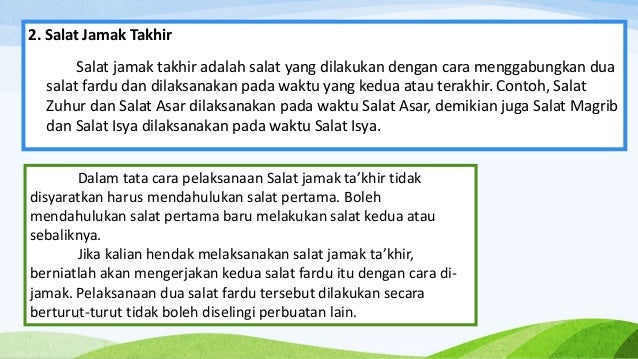 Pai Salat Jamak Dan Qasar