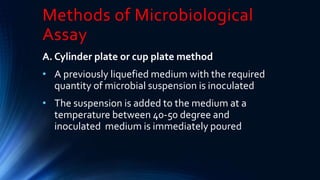 Microbiological assay of antibiotics | PPTX