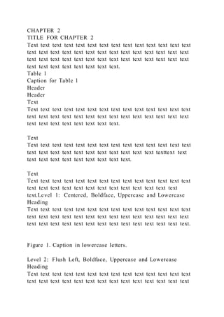 Proper Title Inverted Triangle Form TITLE OF PAPER – IF MORE THAN ONE LINE,USE INVERTED PYRAMID FORM | DOCX