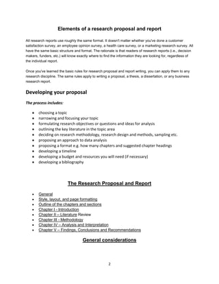 Title of the research proposal