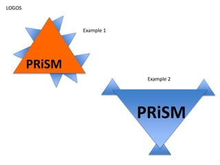 PRiSM
LOGOS
PRiSM
Example 1
Example 2
 