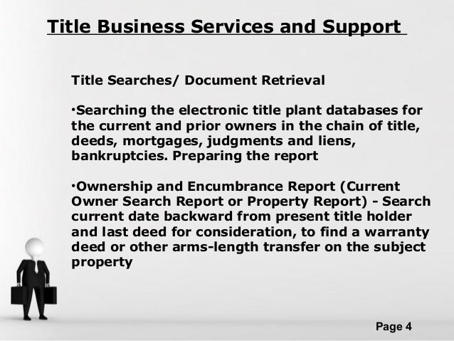 free title report