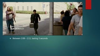  Between 2:08 – 2:11, lasting 3 seconds
 