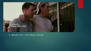  Between 1:32 – 1:35, lasting 3 seconds
 