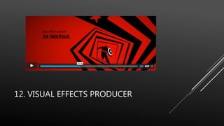 12. VISUAL EFFECTS PRODUCER
 