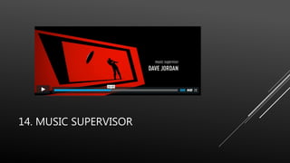 14. MUSIC SUPERVISOR
 