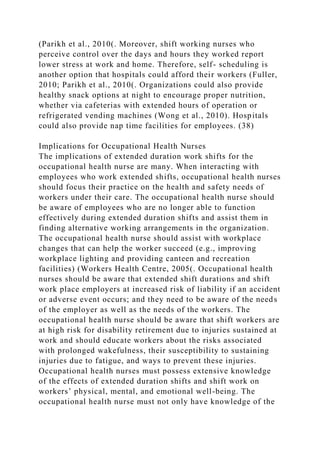 Title The influence of working longer shift on nurses` quality of.docx