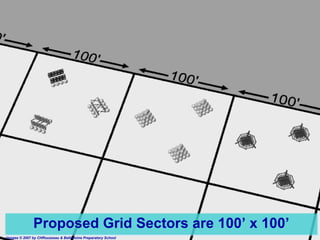 Proposed Grid Sectors are 100’ x 100’ Images © 2007 by CHRousseau & Bellarmine Preparatory School 