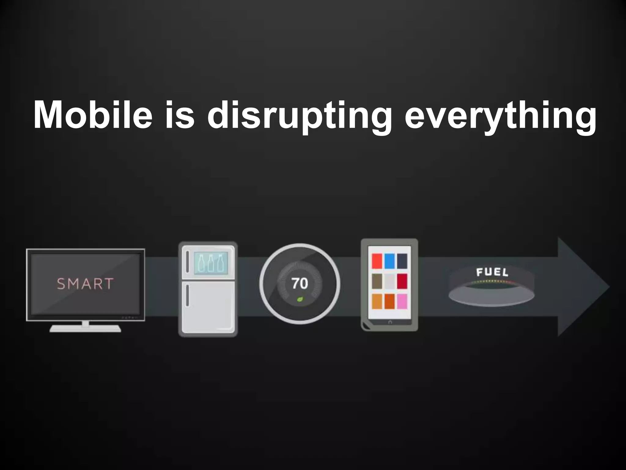 Mobile is disrupting everything
 