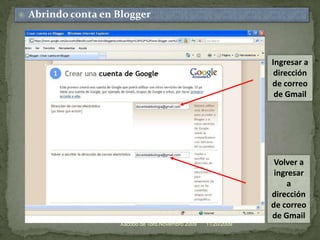 11/20/2009Xacobo de Toro.Novembro 2009Abrindo conta en BloggerIngresar a dirección de correo de GmailVolver a ingresar a dirección de correo de Gmail