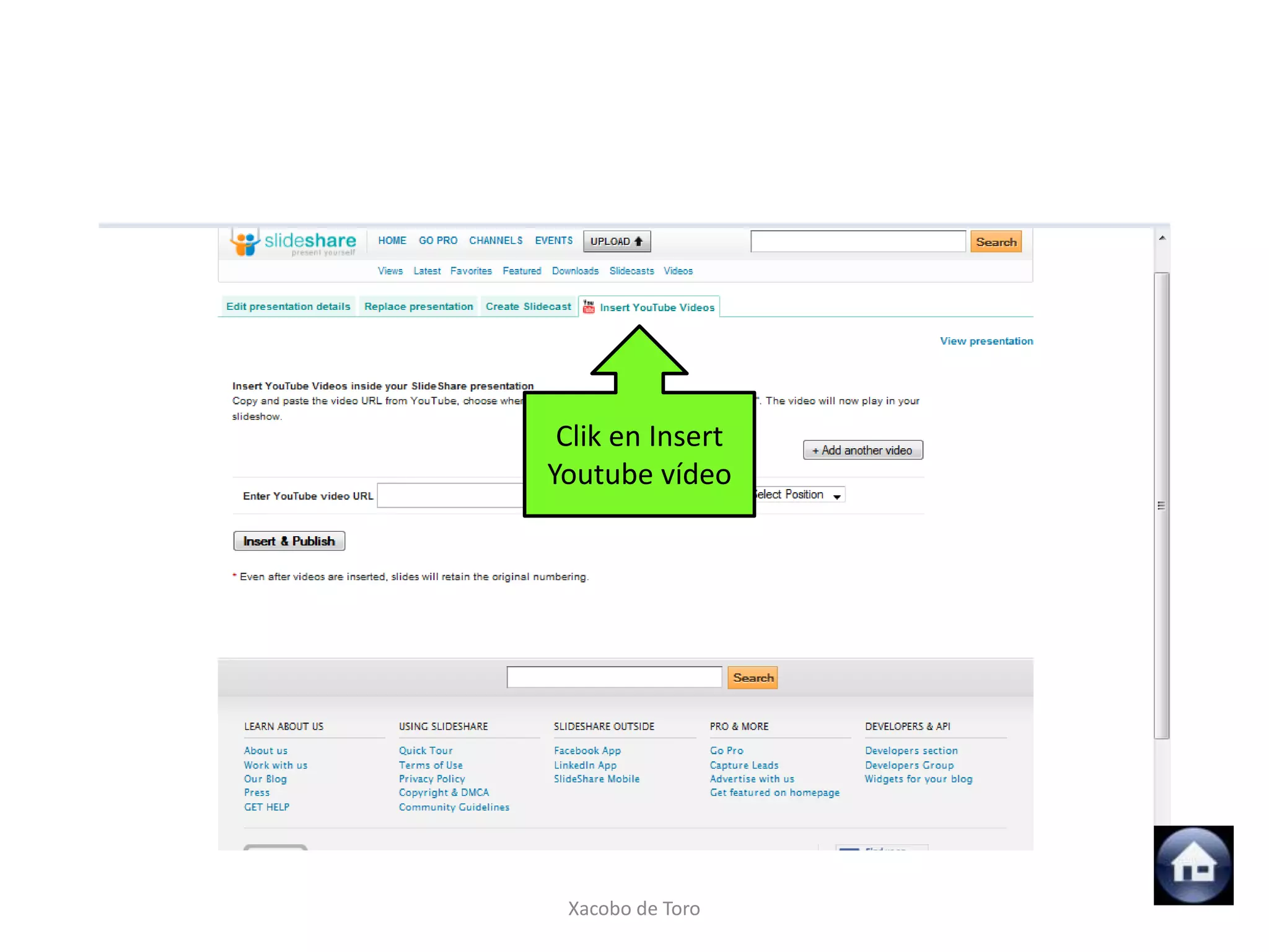 Clik en Insert
Youtube vídeo




 Xacobo de Toro
 