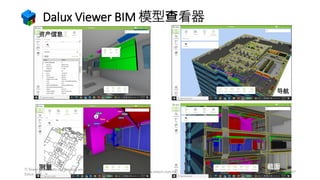 Dalux Viewer BIM 模型查看器
www.mtech.com.hk 37
Zone
测量 截面
导航
资产信息
TI Tower Case Study of Plannerly and
Dalux - CN
 