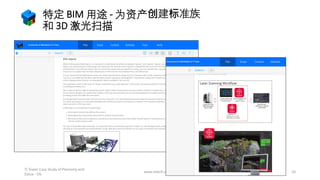 特定 BIM 用途 - 为资产创建标准族
和 3D 激光扫描
www.mtech.com.hk 10
TI Tower Case Study of Plannerly and
Dalux - CN
 
