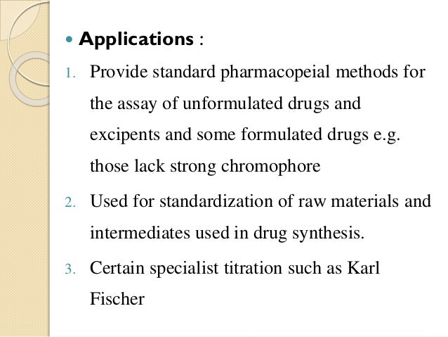 titrations method