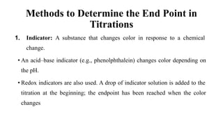 Role of titrimetric analysis in pharmacy | PDF
