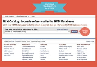 DESCUBRA	
  O	
  
TÍTULO	
  COMPLETO	
  
DA	
  REVISTA	
  
CLIQUE	
  
AQUI	
  
 