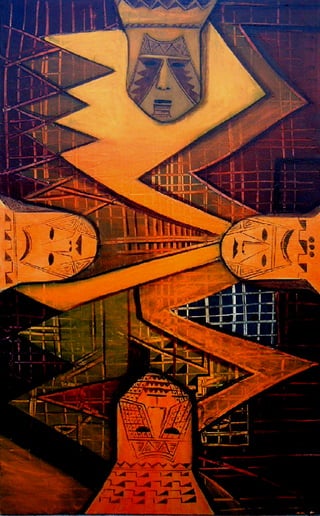Pintor Ortega Maila-Obra: Las cuatro direcciones