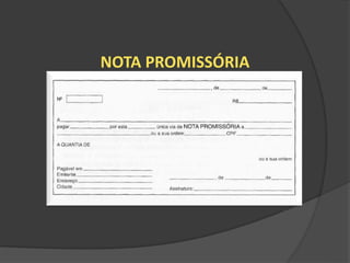 NOTA PROMISSÓRIA
 
