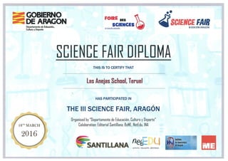 Titulo science fair aragon