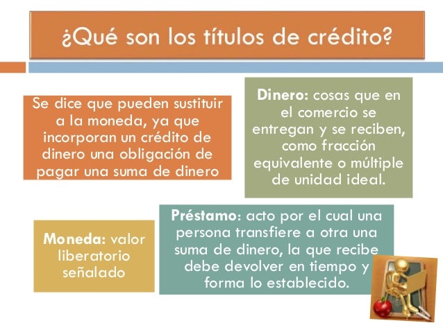 Titulos de credito 3a. y 4a. Unidad