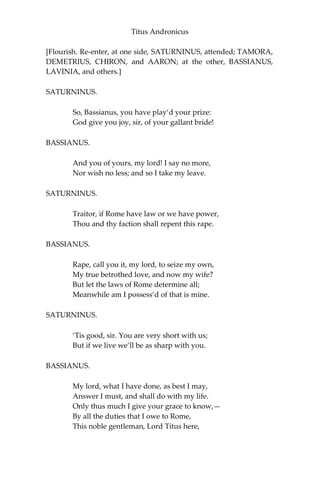 Titus andronicus - william shakespeare - ebook | PDF