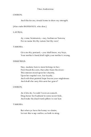 Titus andronicus - william shakespeare - ebook | PDF
