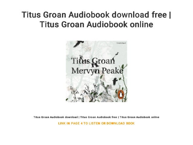titus groan goodreads